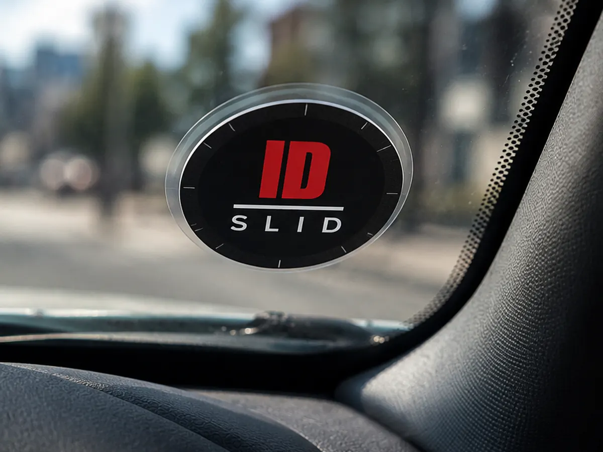 Наліпка на лобове скло ID Slid з NFC-міткою