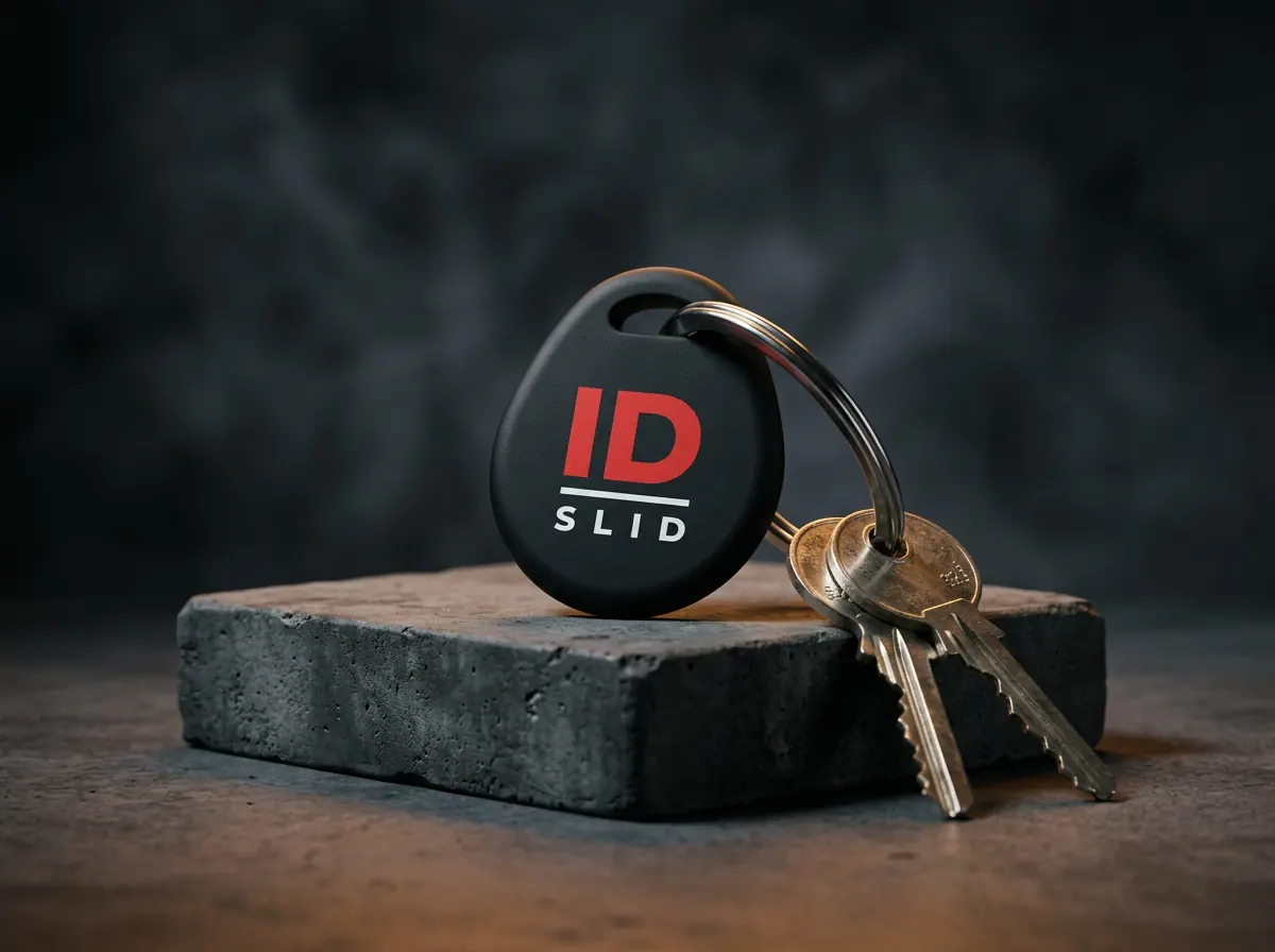 Porta-chaves para mochila / chaves ID Slid com etiqueta NFC — 4/4
